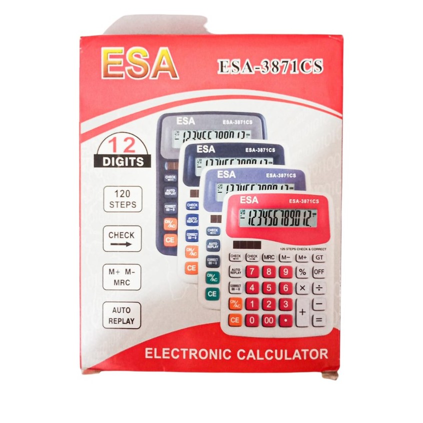 

KALKULATOR ESA 3871- ALAT BERHITUNG / CALCULATOR