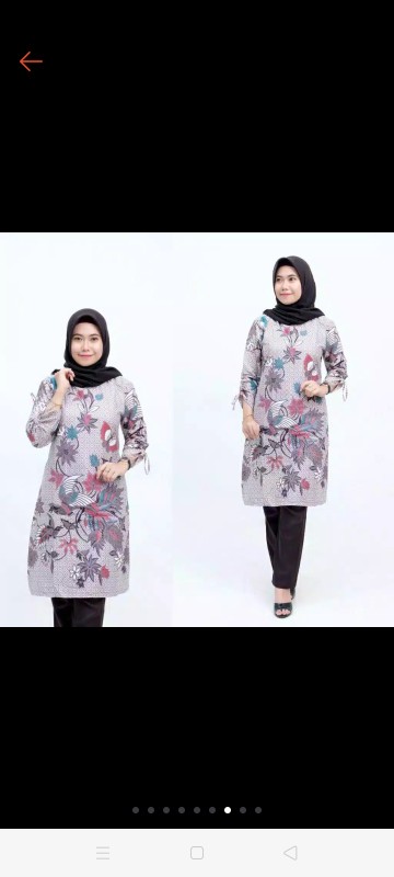 Batik Couple Keluarga Terbaru Sania Ruffle Ori Ndoro Jowi Dnt Merpati Putih