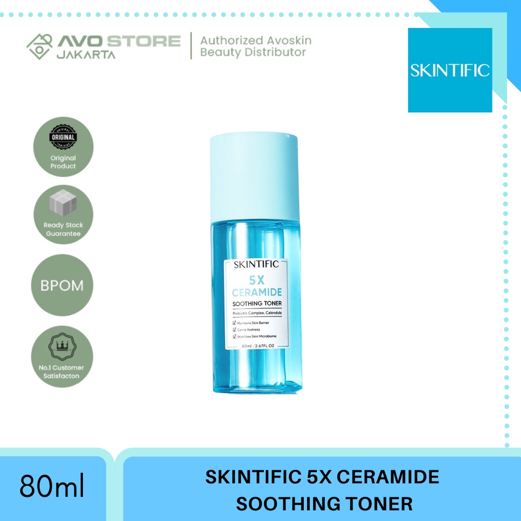 SKINTIFIC - 5X Ceramide Soothing Toner Skin Barrier Repair Toner with Calendula for All Skin Types