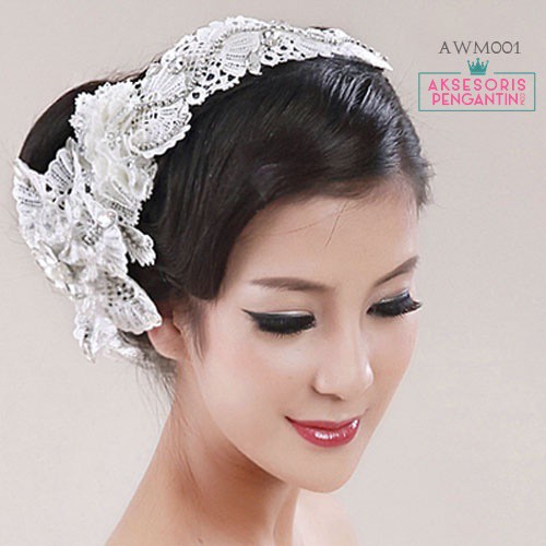 [READY STOCK] AKSESORIS PENGANTIN HIASAN SANGGUL HEADPIECE JEPIT RAMBUT AWM001