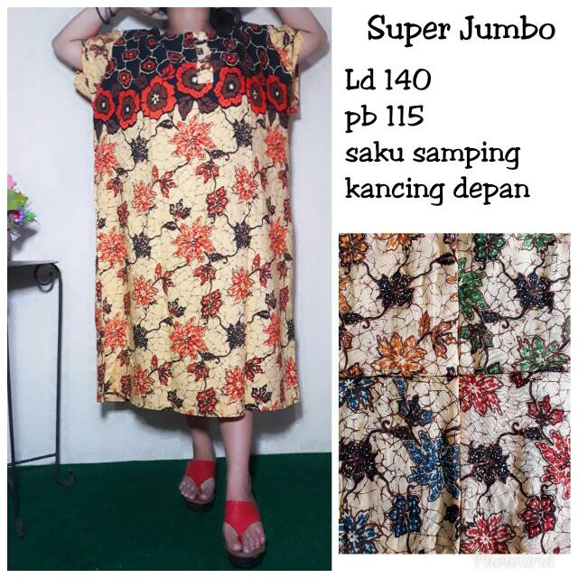 PROMO !!! Daster Ibu Super Jumbo Bigsize / grosir daster jumbo pusat grosir daster ibu super jumbo