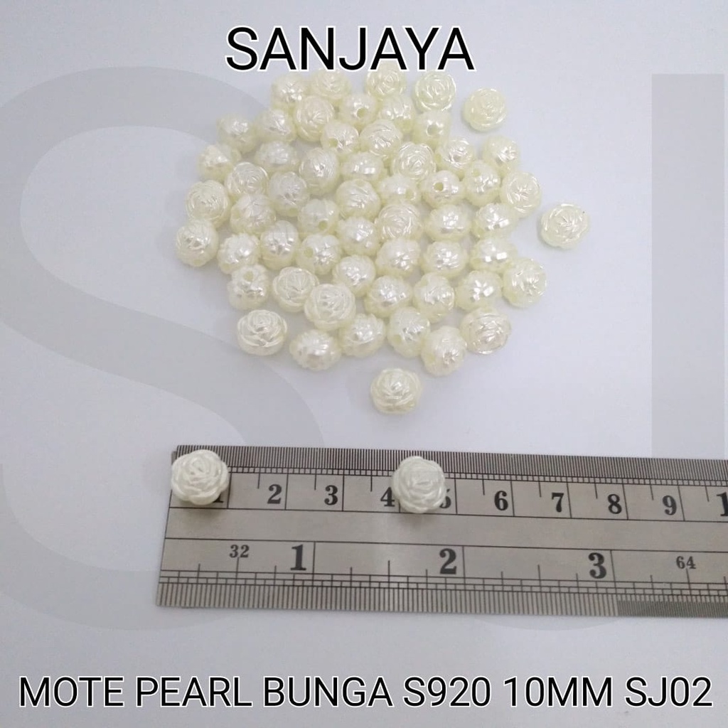 MOTE PEARL / MANIK BUNGA AKRILIK / MANIK PEARL BUNGA / MOTE PEARL BUNGA 920 SJ02