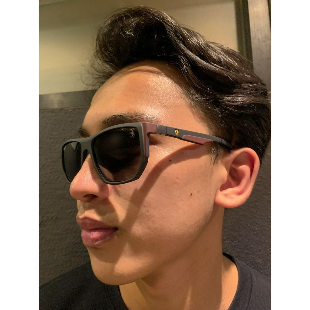 [ NEW ] KACAMATA GAYA SUNGLASES PRIA REY BAN FERARI LIMITED EDITION LENSA KACA POLARIZED + ANTI SINA