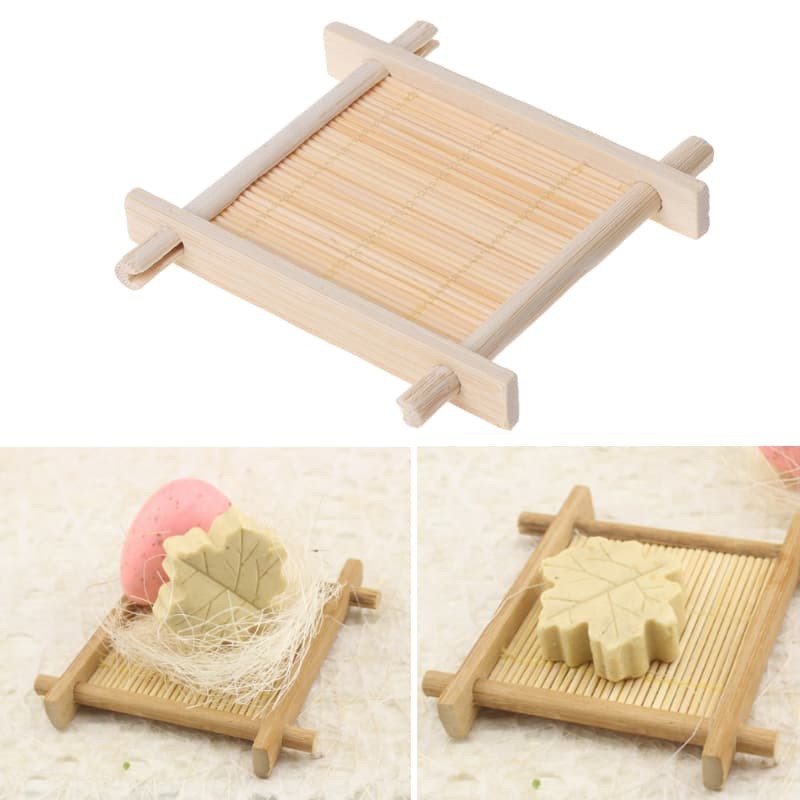 Bamboo Wooden Soap Dish Holder