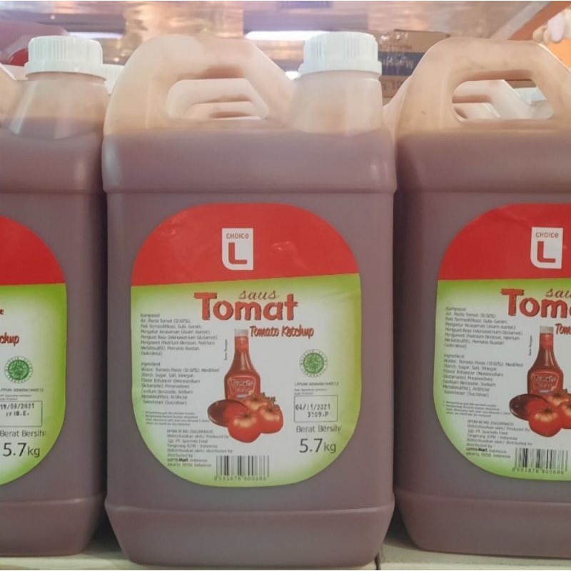 

saus tomato ketchup choice L 5,7 kg
