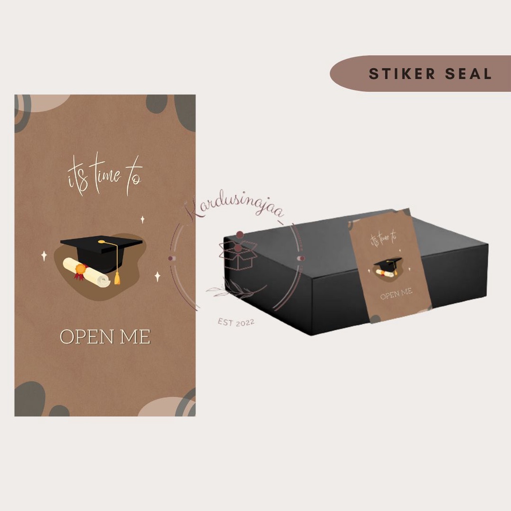 

STIKER SEGEL BOX SEALING PACKING 4X8CM BISA CUSTOM SOSIAL MEDIA BISNIS USAHA