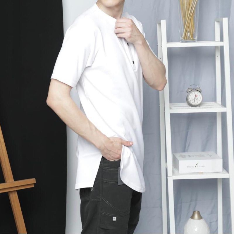 Kaos Kurta pakistan lengan pendek/kurta kaos