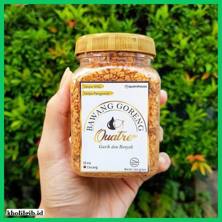 

Makanan-Kering- Bawang Putih Goreng 250 Gram (Cincang) -Aneka.