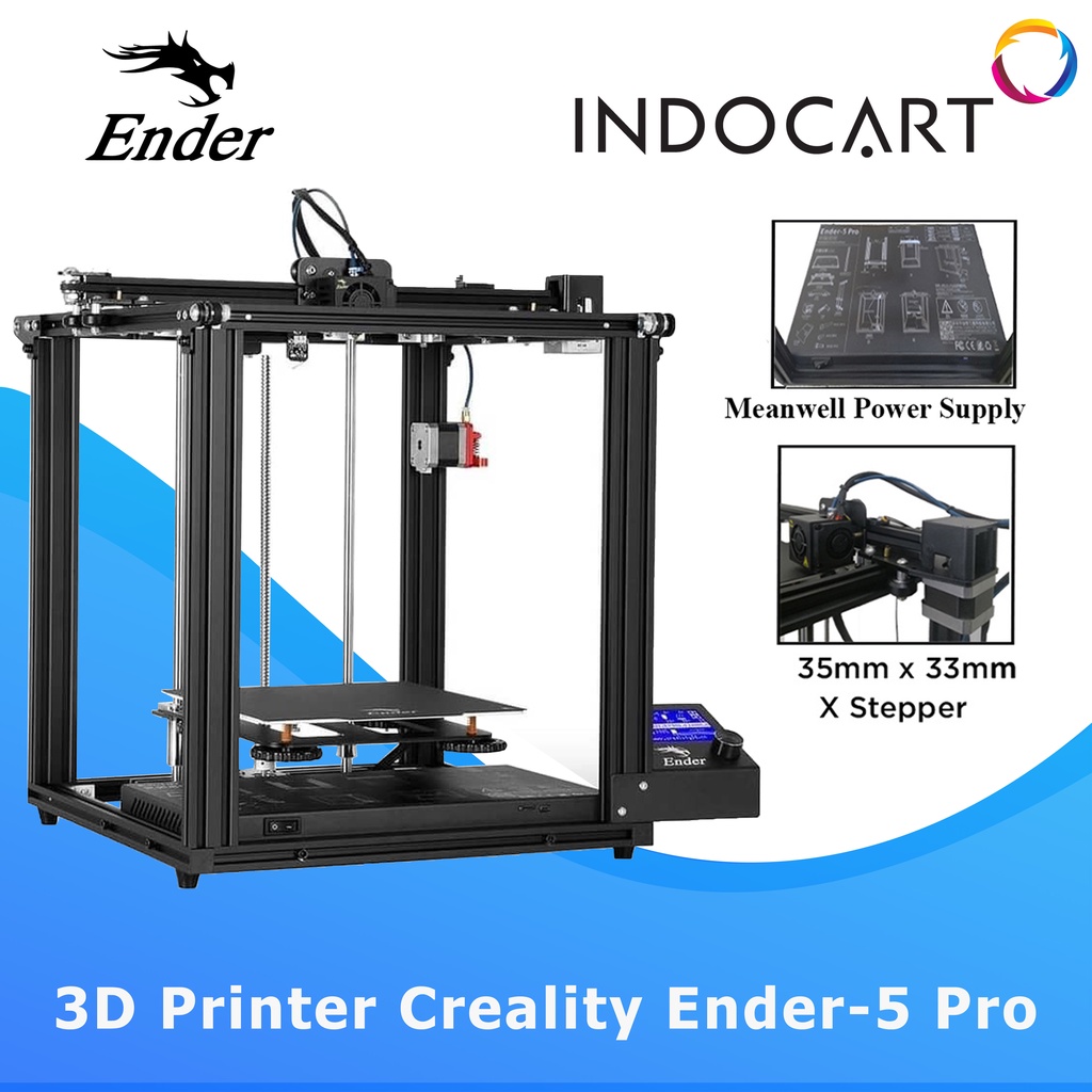 3D Printer Creality Ender-5 Pro Versi Terbaru Prusa i3 Garansi Resmi