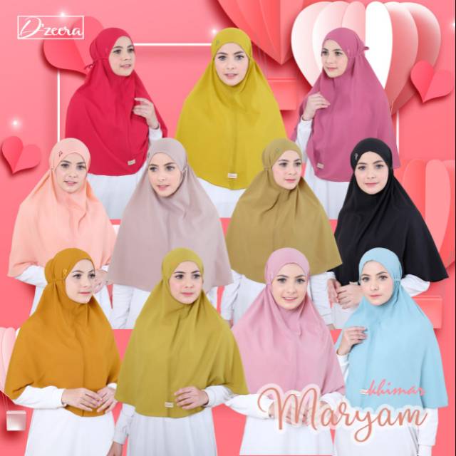 KHIMAR MARYAM /DZEERA/ HIJAB LANGSUNG SLUP