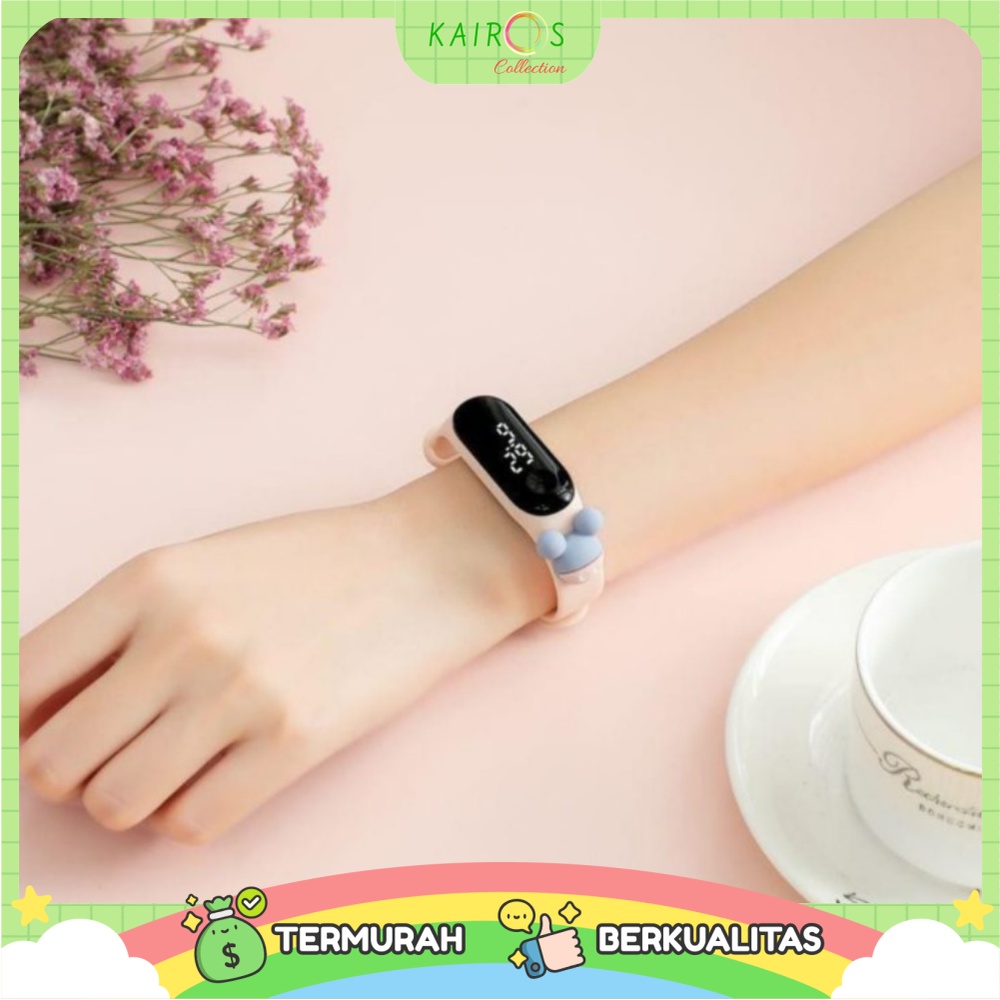 Jam Tangan Anak LED Digital Elektronik Motif Karakter Kartun