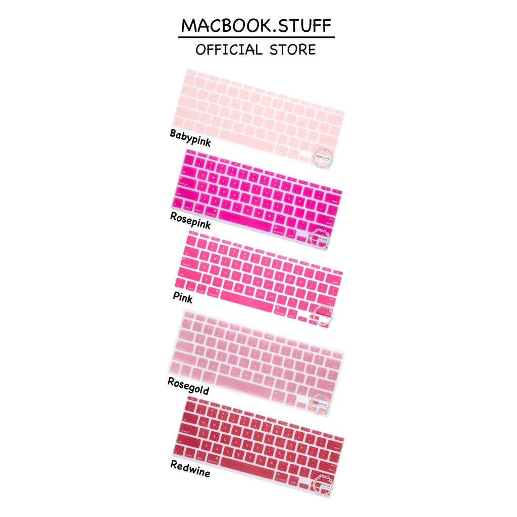 Keyboard COVER PROTECTOR MACBOOK PINKISH NEW AIR PRO M1 MAX 11 12 13 14 15 16 INCH NON / CD ROOM / TOUCHBAR 2020 2021