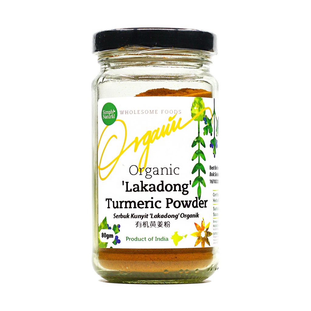 

ORGANIC Simply Natural Lakadong Turmeric Powder Anti Inflammatory Herb