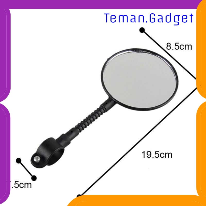 TG-IB775 GTUBIKE KACA SPION SEPEDA BIKE BLINDSPOT REARVIEW 1PCS - YQ100