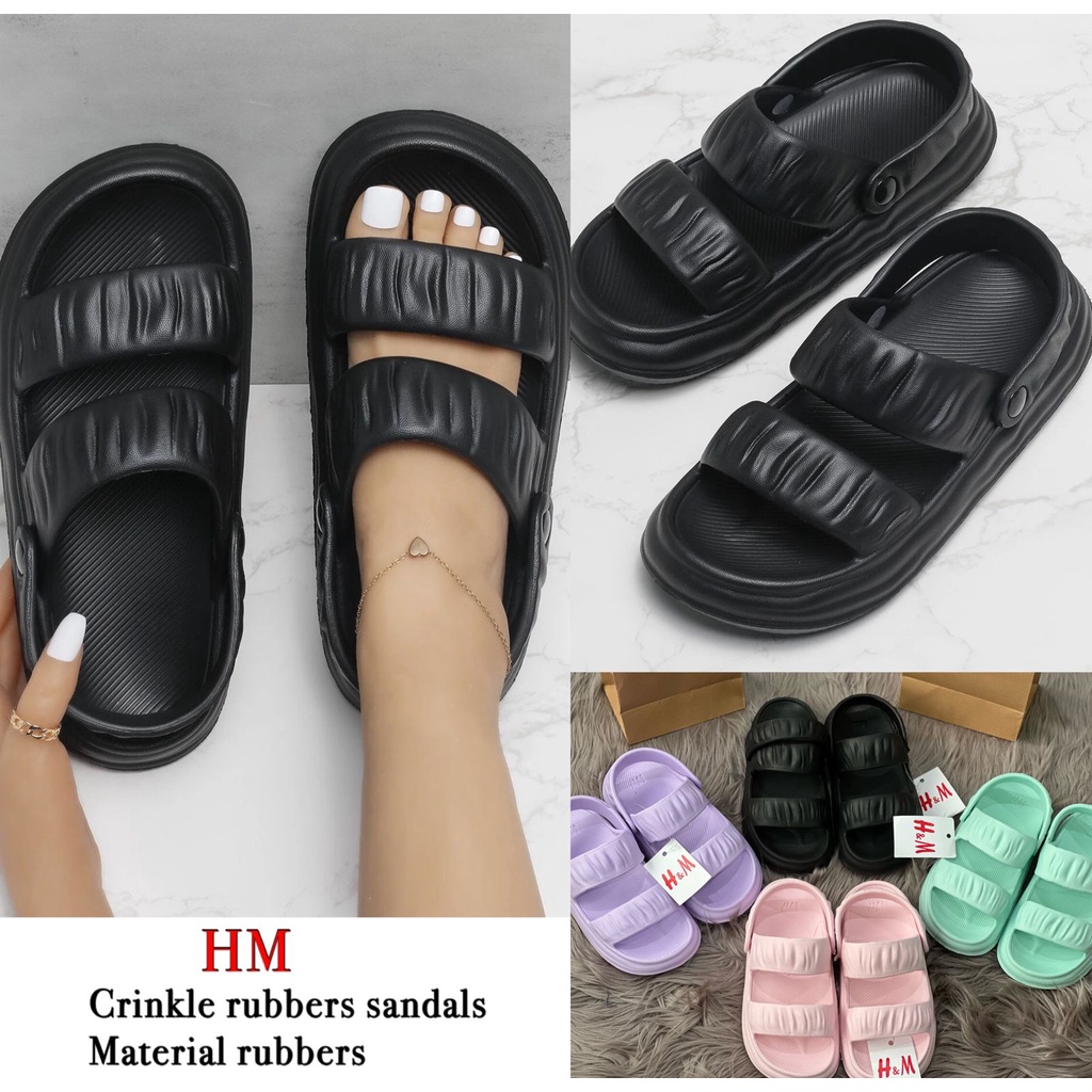 SANDAL RUBBERS/dapat paperbag ori