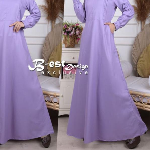 ☪ Gamis Toyobo Polos Lilac Terbaru ✺