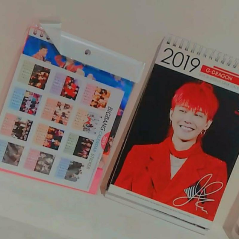 

big bang & g-dragon kalender
