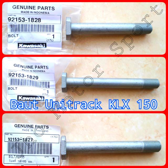 Baut Set Unitrack KLX 150 Orisinal