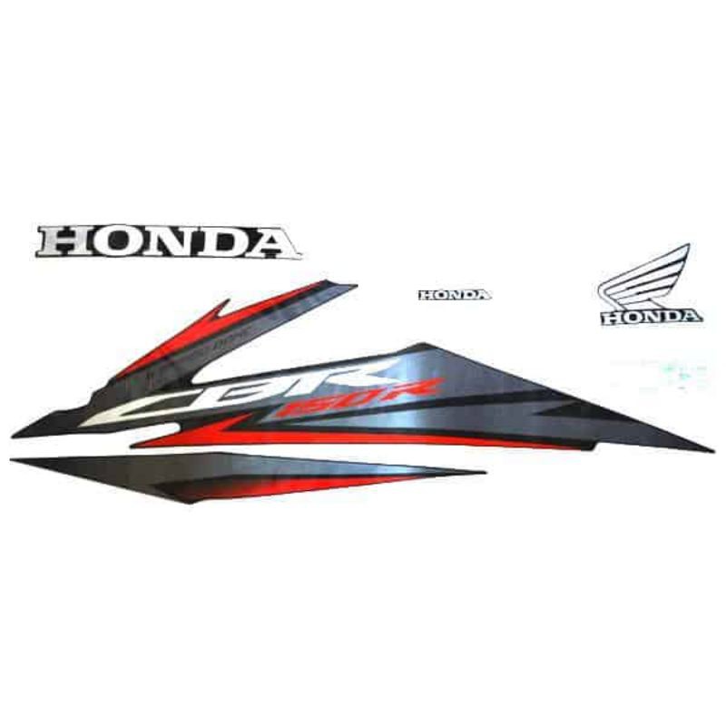 Sticker Body Kiri (Stripe Set L) Hitam Doff – New CBR 150R K45G