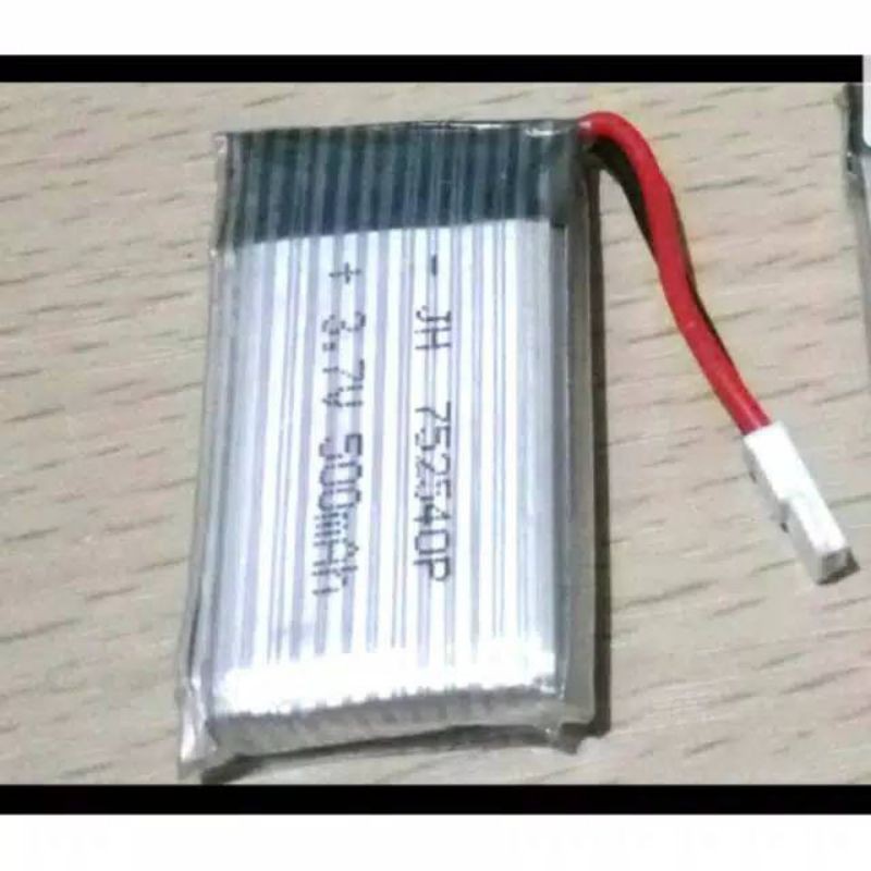 baterai lipo 3.7v 500mah battery RC drone quadcopter untuk blackhawk sq800 sq800c