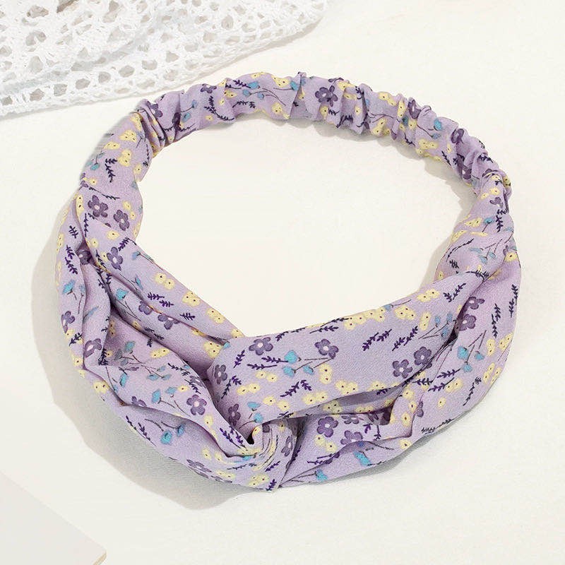 BANDANA DEWASA / BANDO DEWASA / HEADBAND POLOS / BANDO FASHION / BANDANA SIMPUL WANITA IMPORT-bando-2 ungu