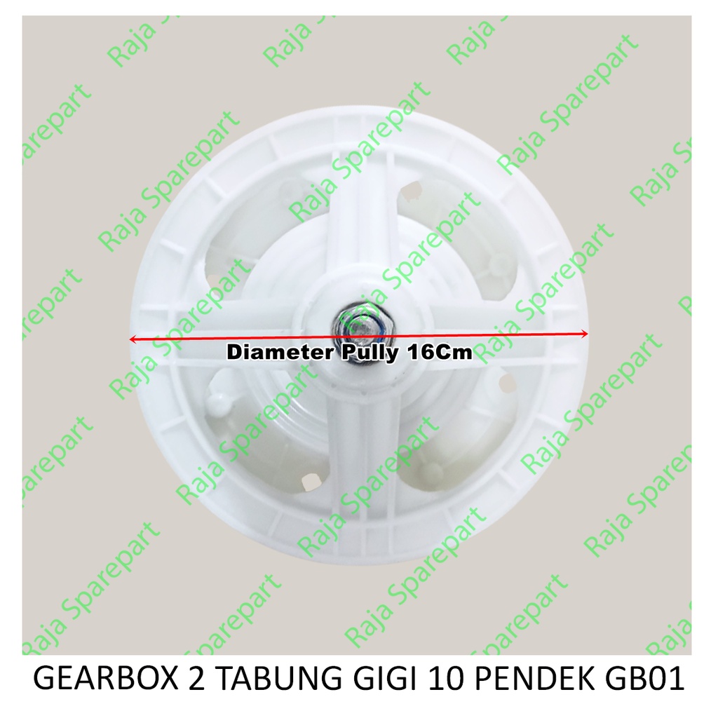 Gearbox Mesin Cuci 2 Tabung Gigi 10 Pendek GB01