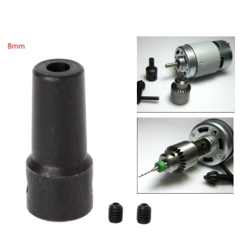 Adapter Chuck Extension Shaft Connector Rod Kepala Bor B12 8 mm
