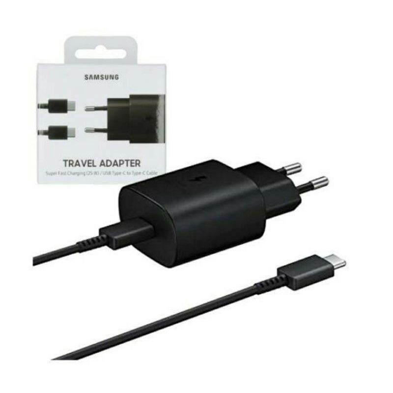 Charger Samsung NOTE 10 A70 A80 A50S S8 S9 S10 25Watt Super Fast Charging Type-C