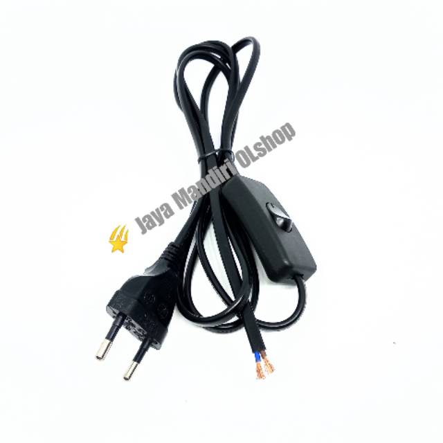 Kabel Power Buntung + Saklar