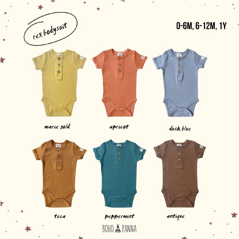 BOHOPANNA - REX BODYSUIT BOHOPANNA - JUMPER ANAK - BODYSUIT BAYI-1