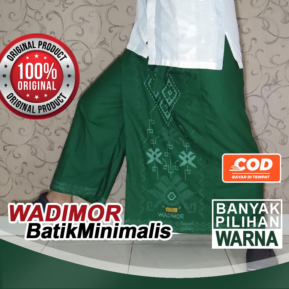 SARUNG CELANA DEWASA BATIK, WADIMOR ORIGINAL MOTIF BATIK BALI TERBARU, Sarung Sholat Pria Muslim Dew