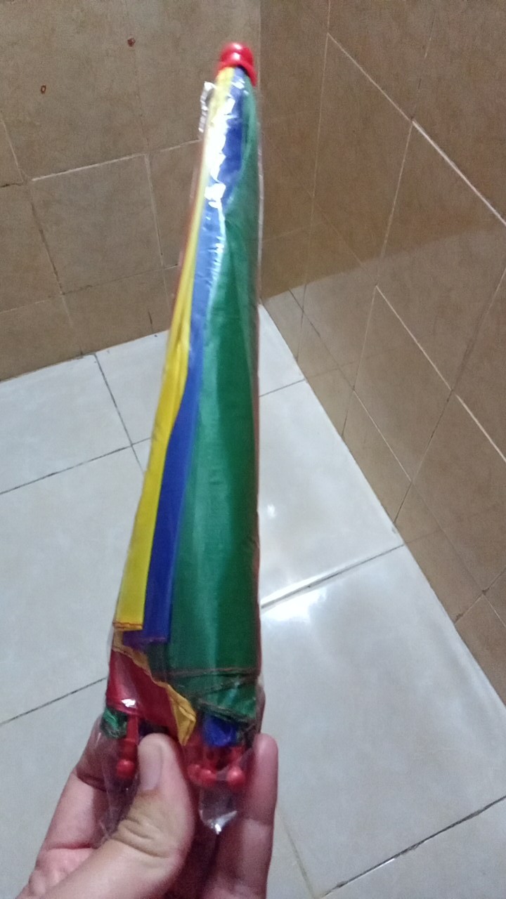 Topi Payung Headband Umbrella Hat Topi Mancing Golf Unik Outdoor