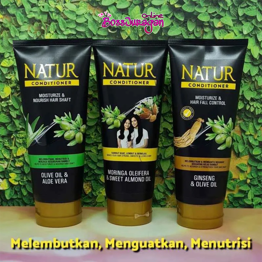 (BOSS) NATUR Hair Conditioner 165mL / Gingseng / Olive Oil / Moringa