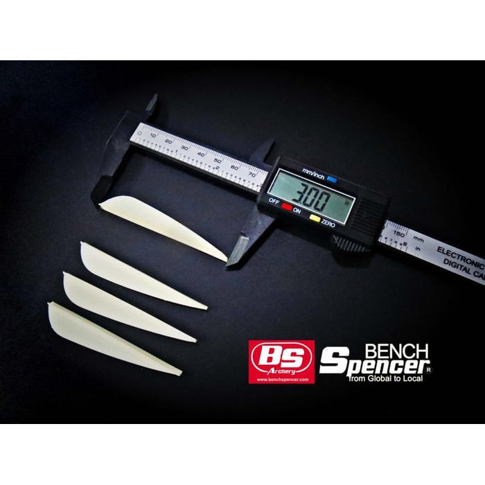 Vanes Anak Panah 3 Inch Putih - Vanes Arrow