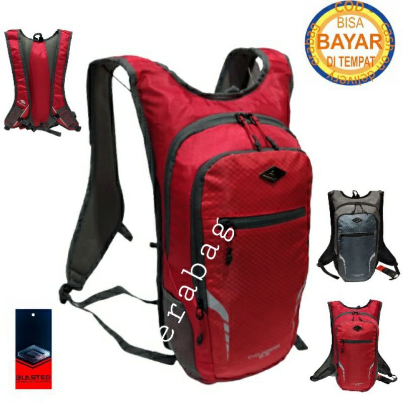 Blasted Tas Sepeda Ransel 200762 MERAH Backpack Mountain Riding Bicycle Outdoor Hiking