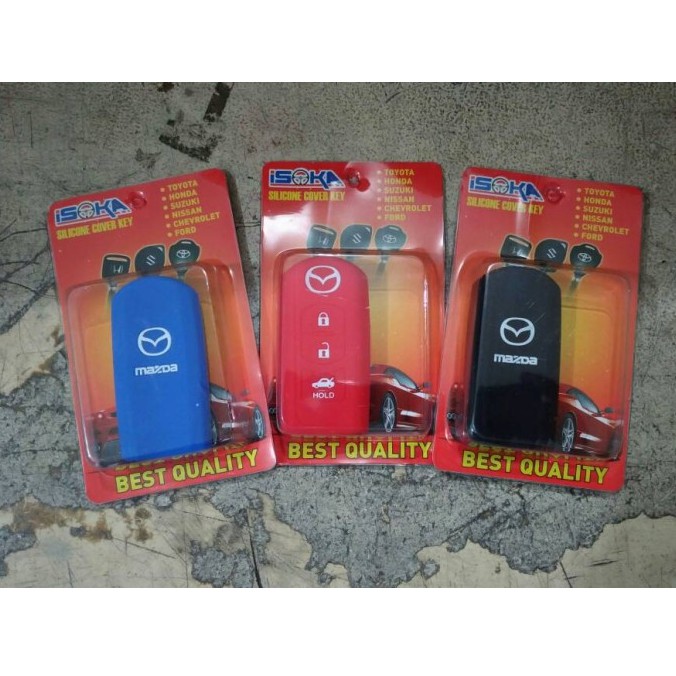 Casing Karet Silikon Remote Kunci Mazda 2