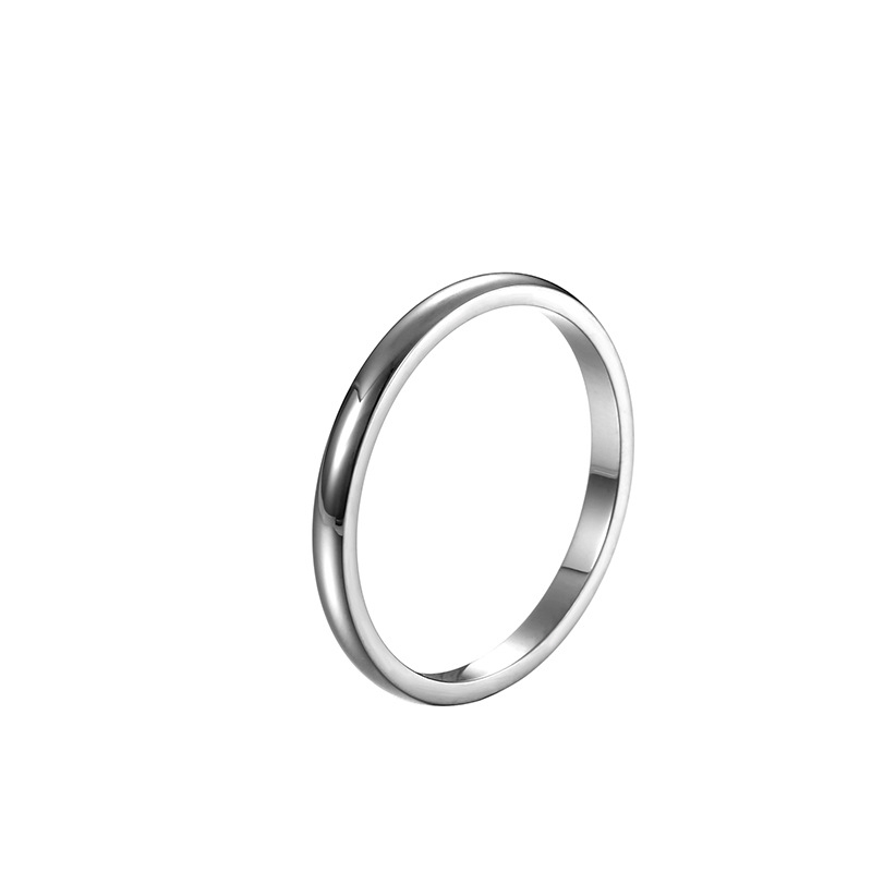 Cod Ring Titanium Steel 18k Anti Fade Korean Style For Men/Women/Couple