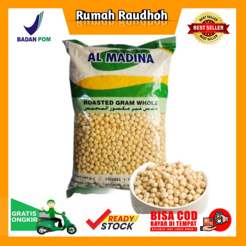 

KACANG ARAB AL - MADINAH 500 GRAM - ORIGINAL ROASTED CHICKPEA HUMMUS
