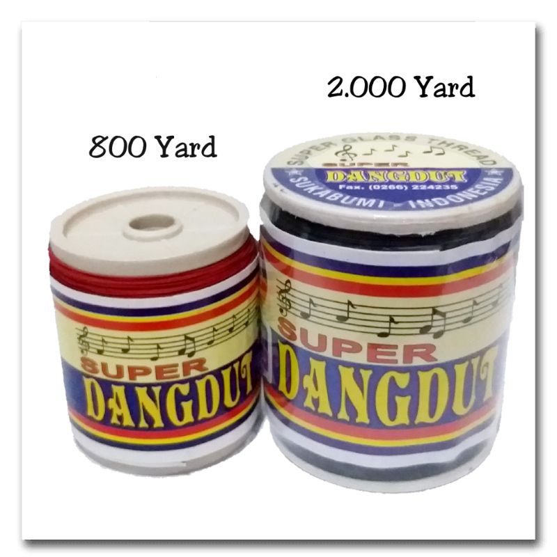 Gelasan Tajam Benang Katun (Jahit) Murah Cangklong Super Dangdut Panjang 800 Yard Edisi Terbaru