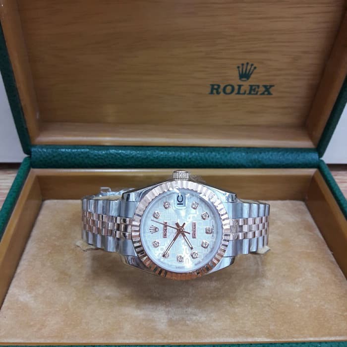 jam tangan wanita ROLEX automatic DATEJUST SUPER PREMIUM AAA