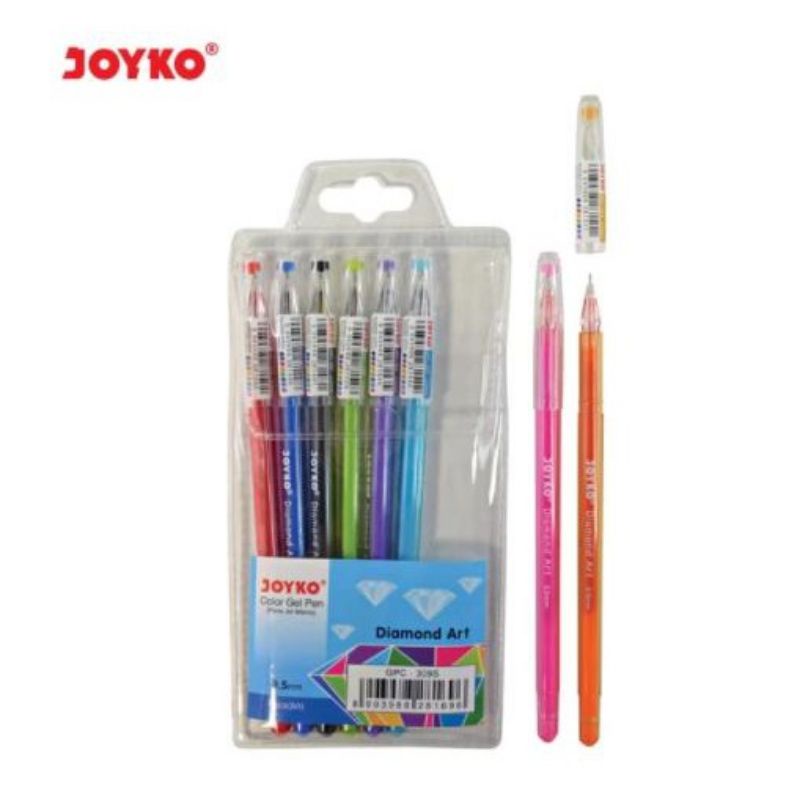 Gel Pen GPC-309S Diamond Art Joyko 8 Warna