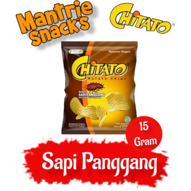 

makanan ringan snack Chitato sapi panggang 15gr ecer satuan bijian grosir