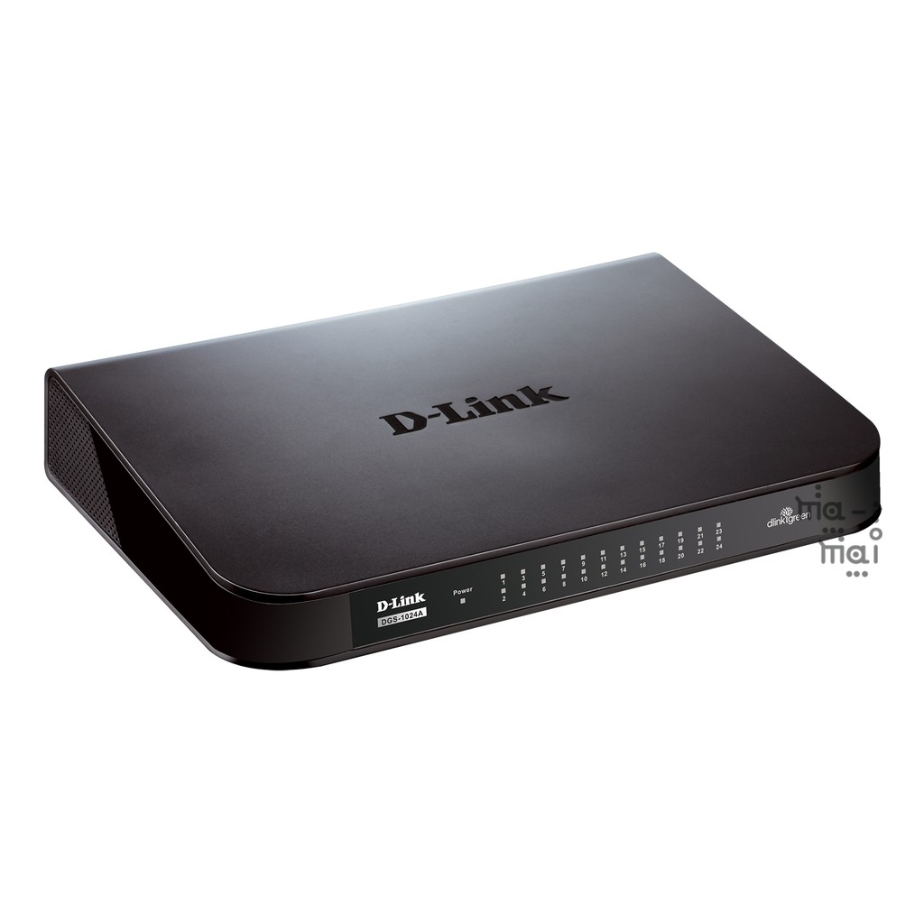 D-Link Switch DGS-1024A 24-Port 10/100/1000Base-T Unmanaged Standalone