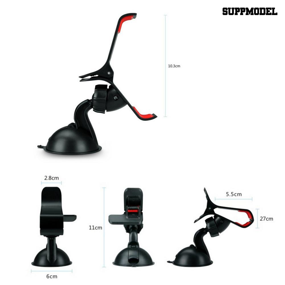 Suppmodel Stand Holder Smartphonegps Universal Rotasi 360 Derajat Dengan Kop Perekat Untuk Mobil