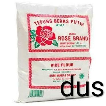 

vikriyansatyaveta5694 Tepung Beras Rose Brand 500gr per dus TERLARIS TERPERCAYA ORIGINAL