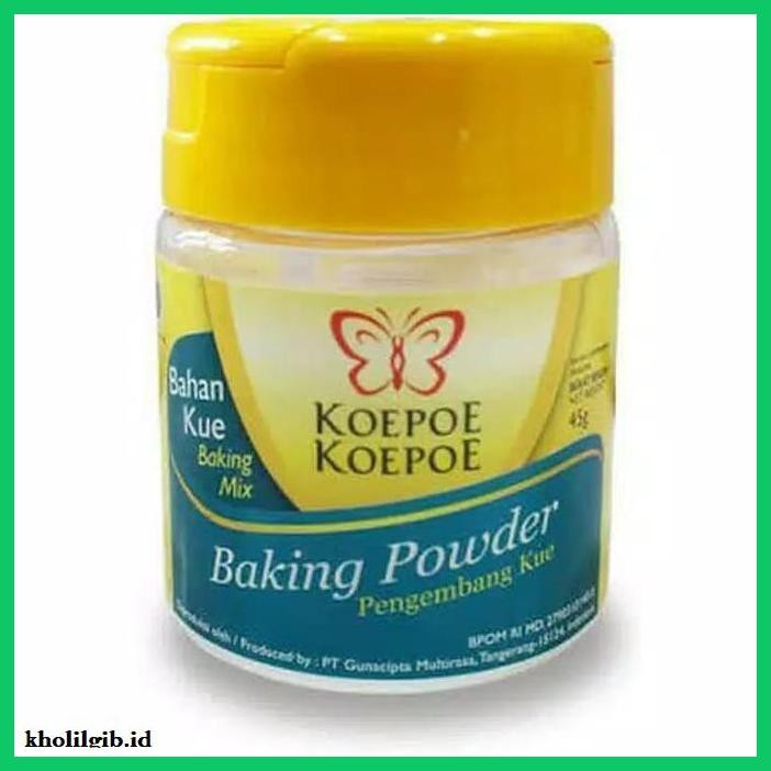 

Redwop-Gnikab- Baking Powder 45Gram Cap Koepoe Koepoe -Hallall.
