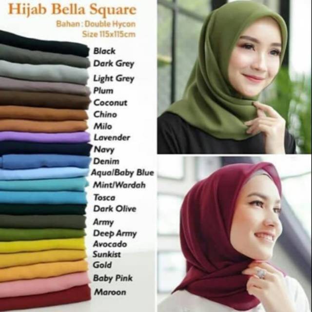 Hijab/Jilbab/Kerudung Bella Square Valencia