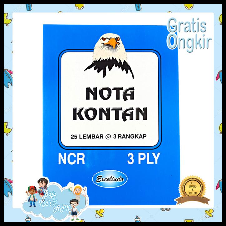 

TERBARU BUKU BON NOTA KONTAN 3 PLY / RANGKAP 3 BESAR EXCELINDO (10 BUKU) TERBARU