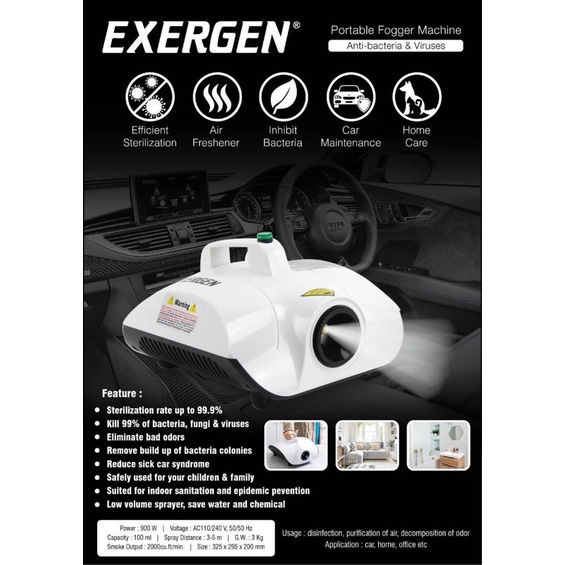 Exergen Machine Fogging | Free 1botol cairan fogging