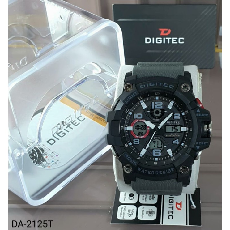 JAM TANGAN PRIA DIGITEC DG 2125 ORIGINAL DOUBLE TIME TAHAN AIR JAM PRIA OUTDOR